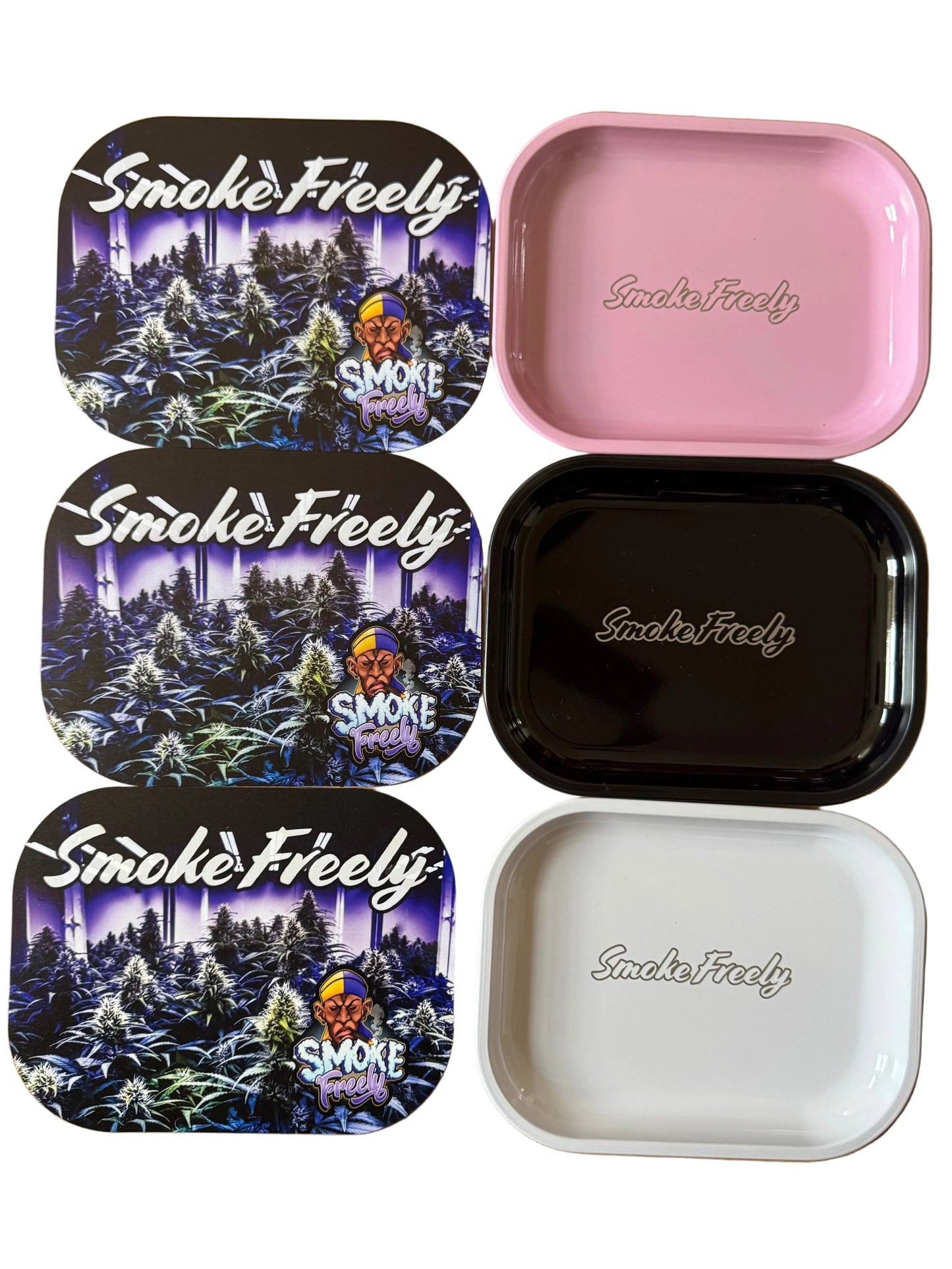 “SmokeFreely” Rolling Tray W Lid