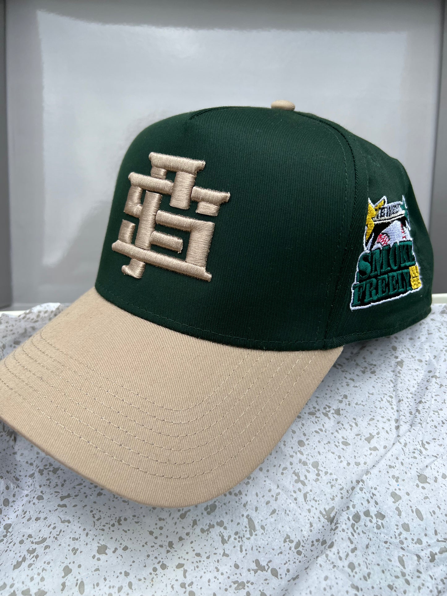 Smoke Freely World Series snap back.