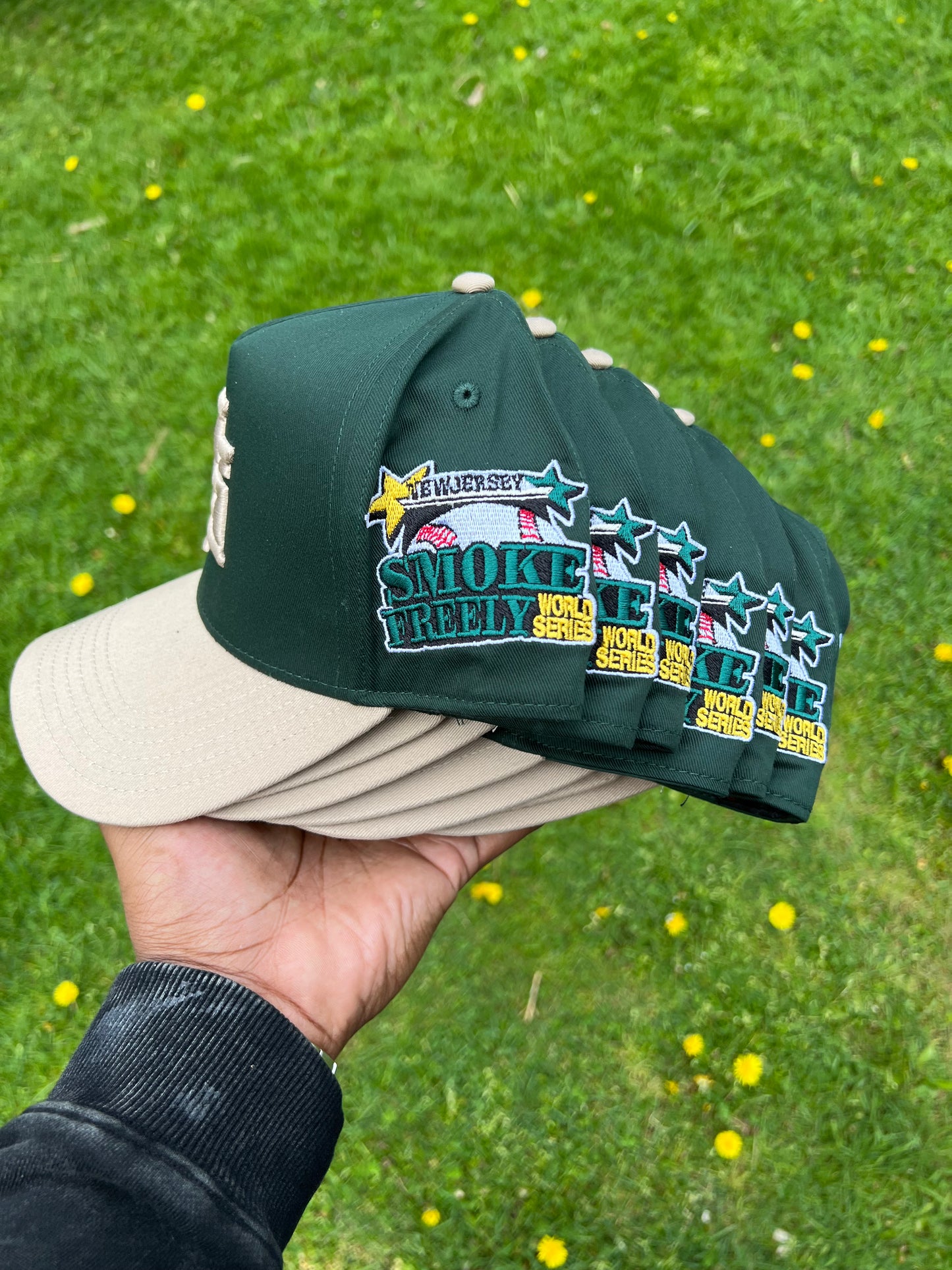 Smoke Freely World Series snap back.