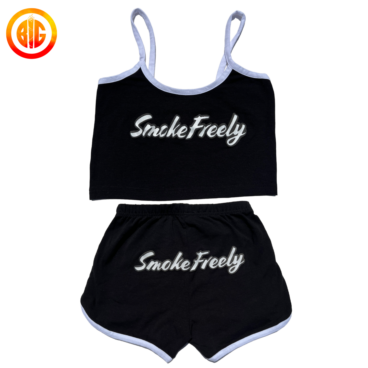 “Smoke Freely” two piece women’s set