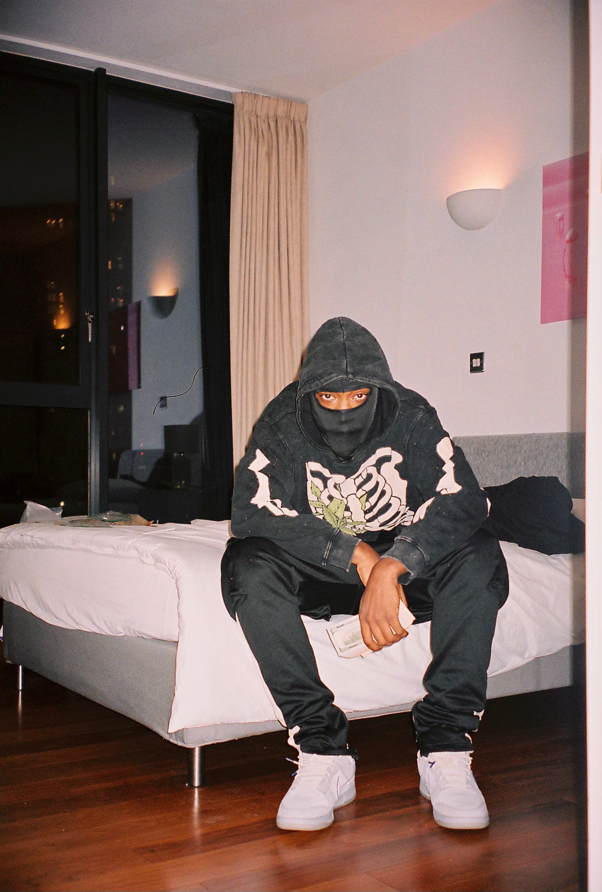 “To The Bone” Prototype pullover hoodie.